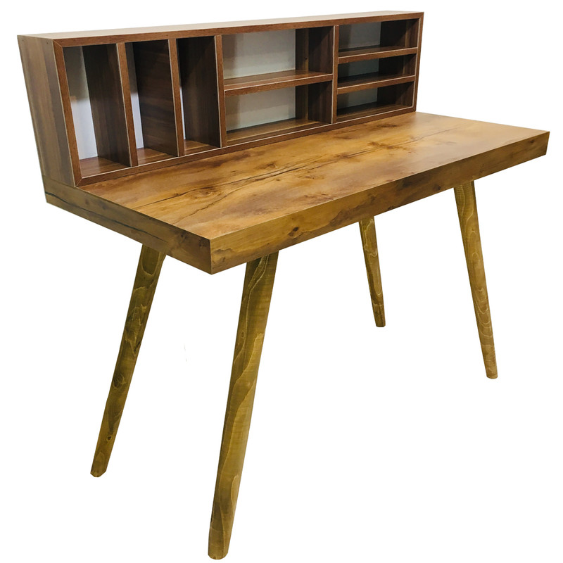 میز مطالعه و میز تحریر با پایه های چوبی با مواد مصرفی درجه یک