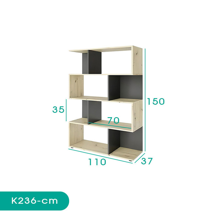 کتابخانه 8 قسمتی- کتابخانه ایستاده- کتابخانه مستعطیل- کتابخانه جنس ملامینه یا لترون
