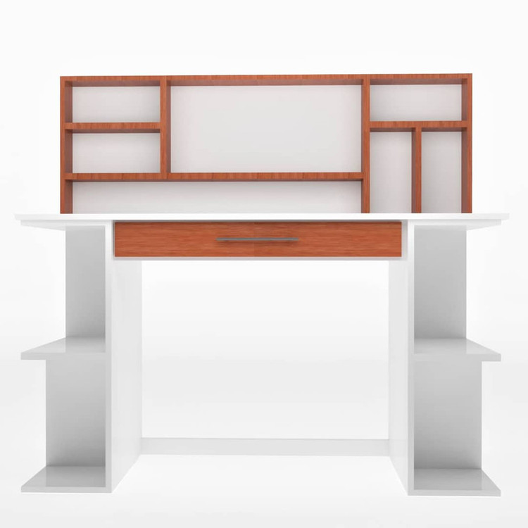 میز تحریر با کتابخانه- میز تحریر با یک کشو- میز تحریر 110 سانتی متری
