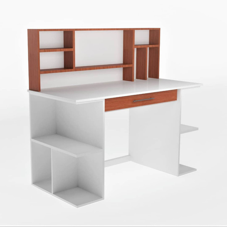 میز تحریر با کتابخانه- میز تحریر با یک کشو- میز تحریر 110 سانتی متری
